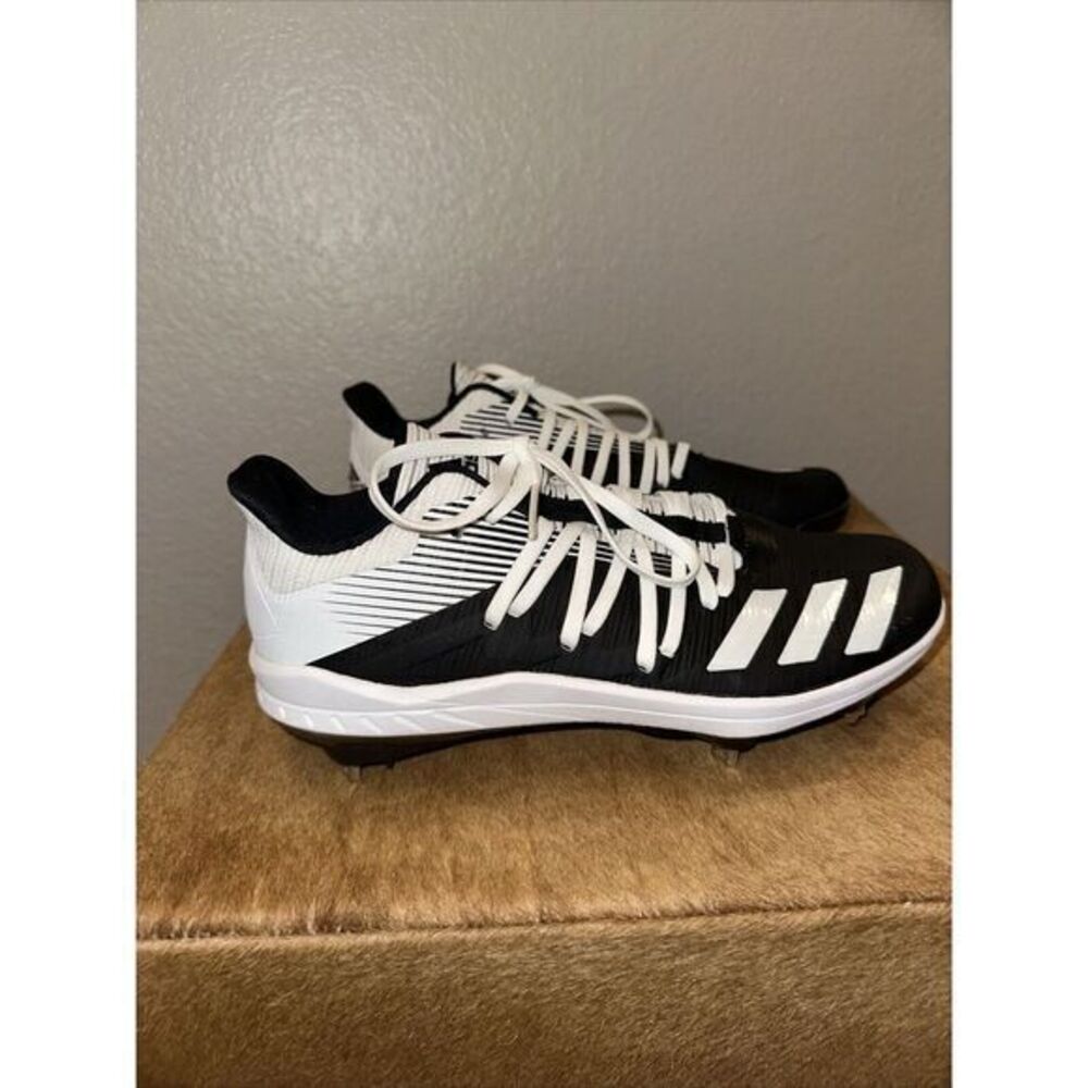 Adidas Adizero Afterburner 6 Mens Baseball Cleats Black/White DB3433 - Size 8.5